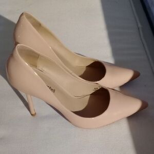 Jeffrey Campbell Nude Peyton Heel Size 8.5 As Is